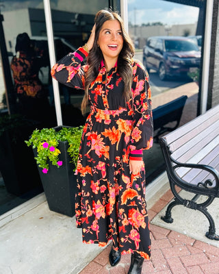 Gianna Tiered Midi Dress