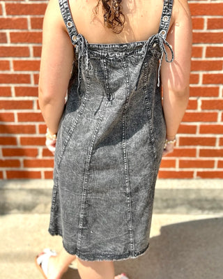 Rizalyn Mini Dress in Grey