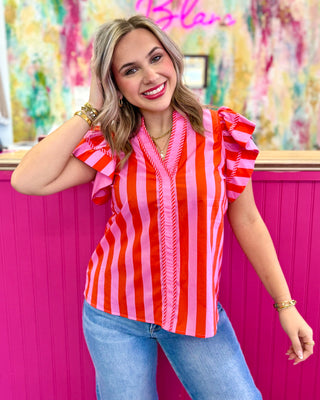Benson Striped Blouse