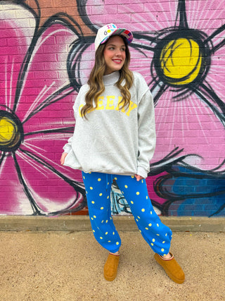 Poppy & Pine Polka Dot Hoodie & Sweatpants Set