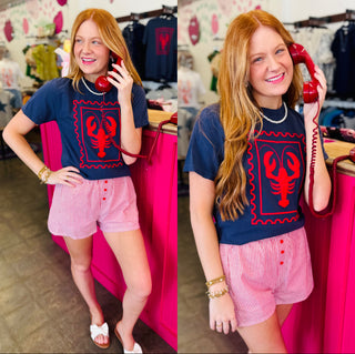 Lobster Stamp Puff Paint