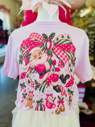 Pink Santa with Sweets