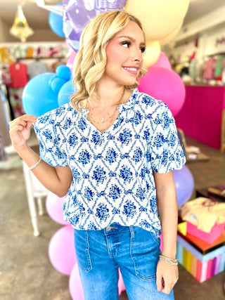 Elio Puff Sleeve Top