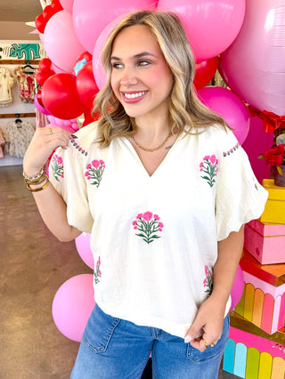 Athena Puff Sleeve Blouse