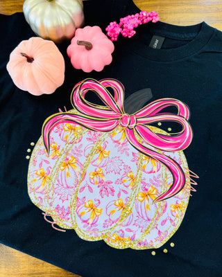 Pink Coquette Pumpkin Tee