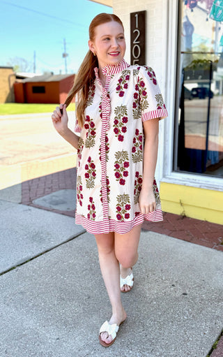 Ryanne Printed Mini Dress