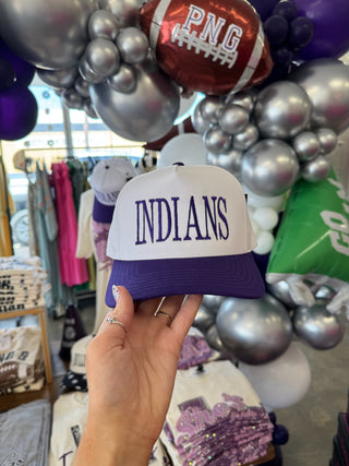 Purple Brim PNG Hat