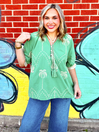 Natalia Front Tie Top