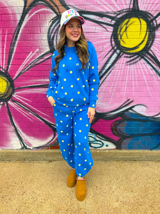 Poppy & Pine Polka Dot Hoodie & Sweatpants Set