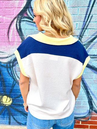 Amina Collared Top