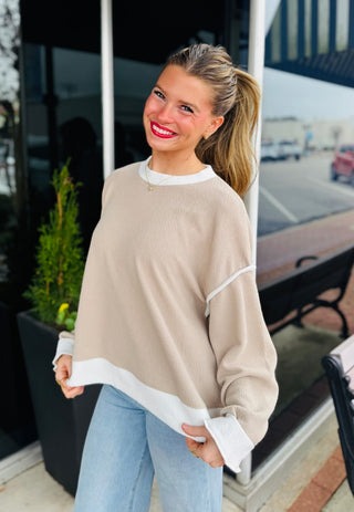 Allyson Cloudy Knit Top