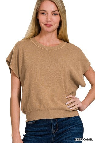Leila Short Sleeve Sweater
