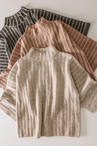 Annora Ribbed Knit Sweater