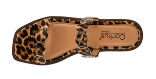 Round of Applause Leopard Sandals by Corkys