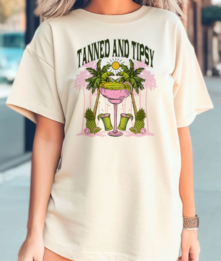 Tanned & Tipsy Tee