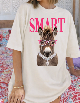 Smart A*s Crystal Graphic Tee