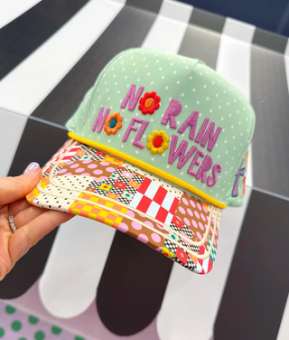 No Rain No Flowers Hat