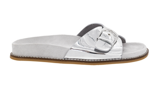 Passport Silver Mirror Metallic Slides by Corkys