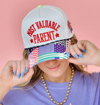 Most Valuable Parent Hat- Patchwork