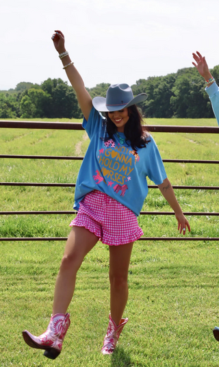 Not Gonna Hold Horses Tee by Poppy & Pine