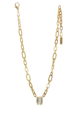 Dereka Necklace by TOVA in Clear
