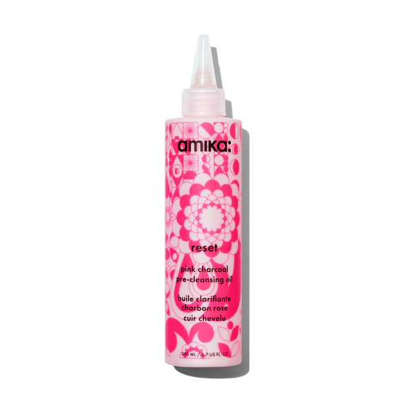 Amika Reset Pink Charcoal Scalp Cleansing Oil