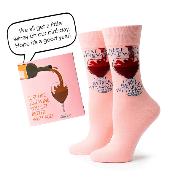 It's Yo Birthday Gift Card Sock Set